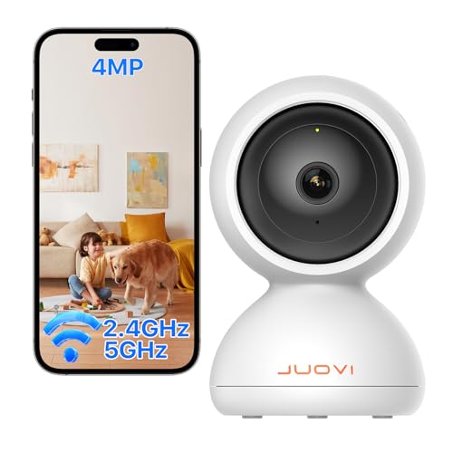 JUOVI 4MP Indoor Sicherheitskamera, 2.4/5 GHz...