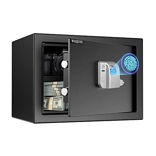 WASJOYE 19L Fingerabdruck Tresor Safe,...