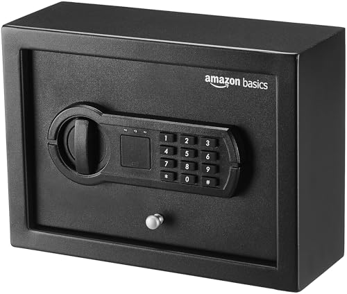 Amazon Basics Safe, klein, schlank, für...