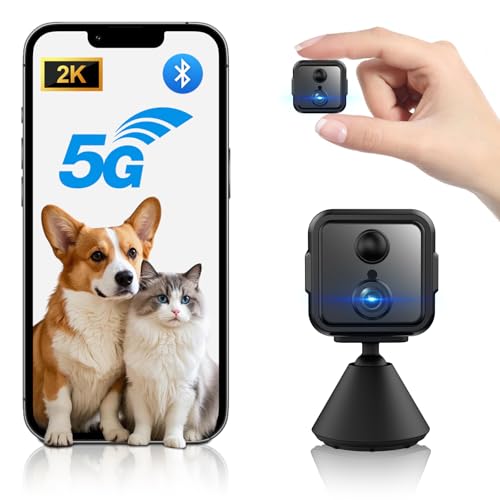 Swetfela 2K HD 21 Tage Mini Kamera, 5G WiFi &...