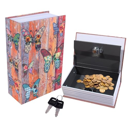 Lotvic Buchsafe mit Schlüssel, Buchtresor,...